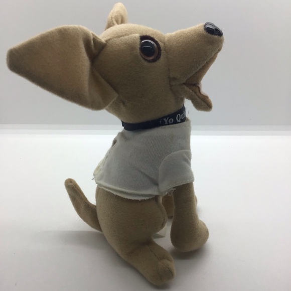Chihuahua Yo Quiero Taco Bell Dog Plush Stuffed w Photo Shirt 6" Plush Applause - Picture 10 of 15